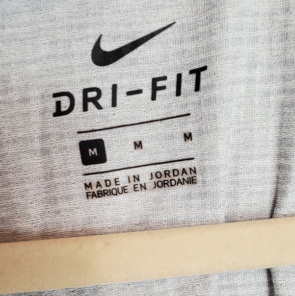 Nike men's dri-fit tank sleeveless gray shirt size medium - Picture 3 of 4